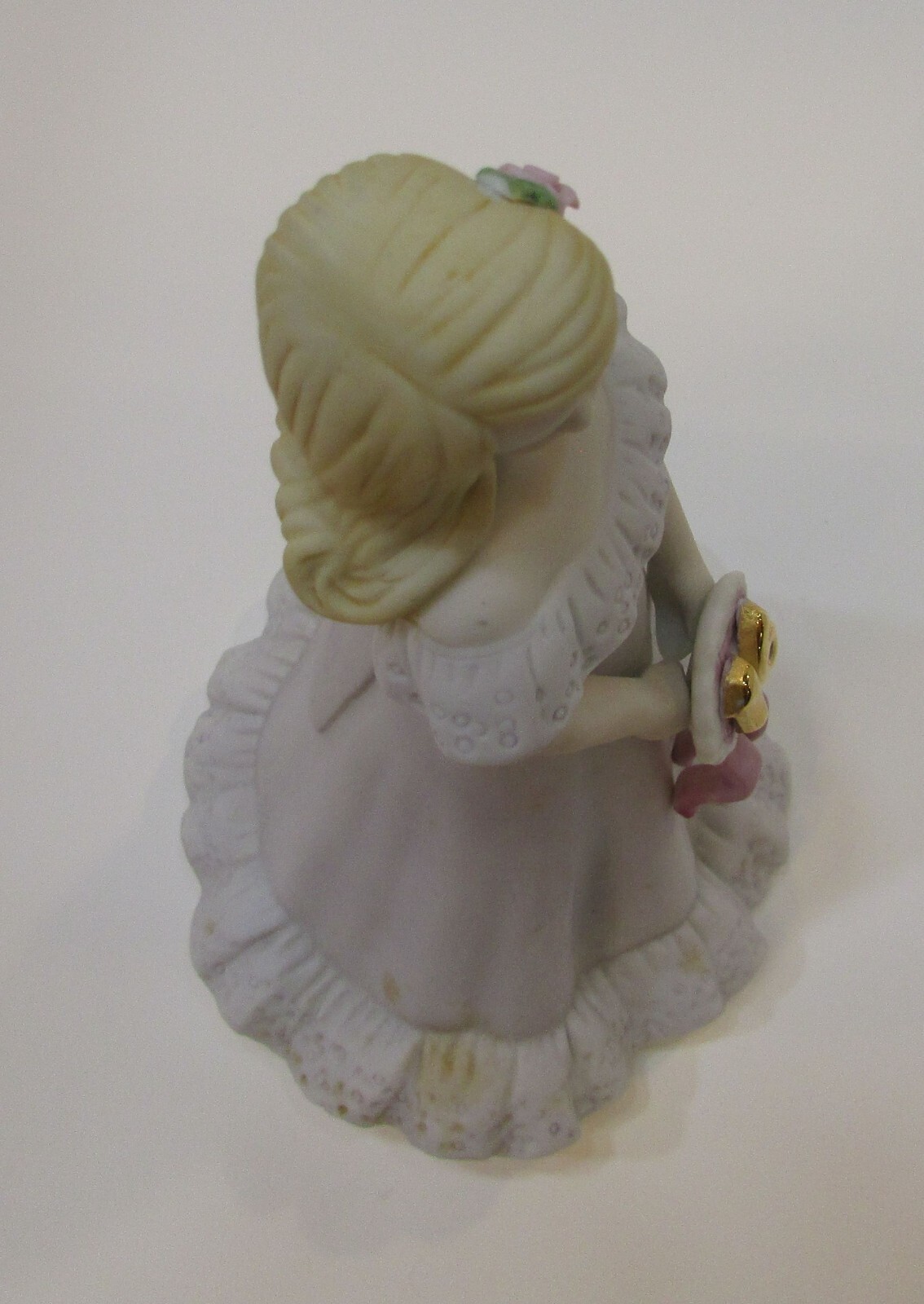Vintage 1981 Enesco 7.25″ Porcelain Figurine Growing Up Birthday Girls Age 16