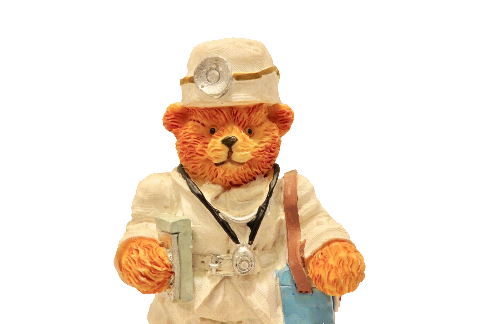 Ceramic Field Medic Doctor Bear Figurine