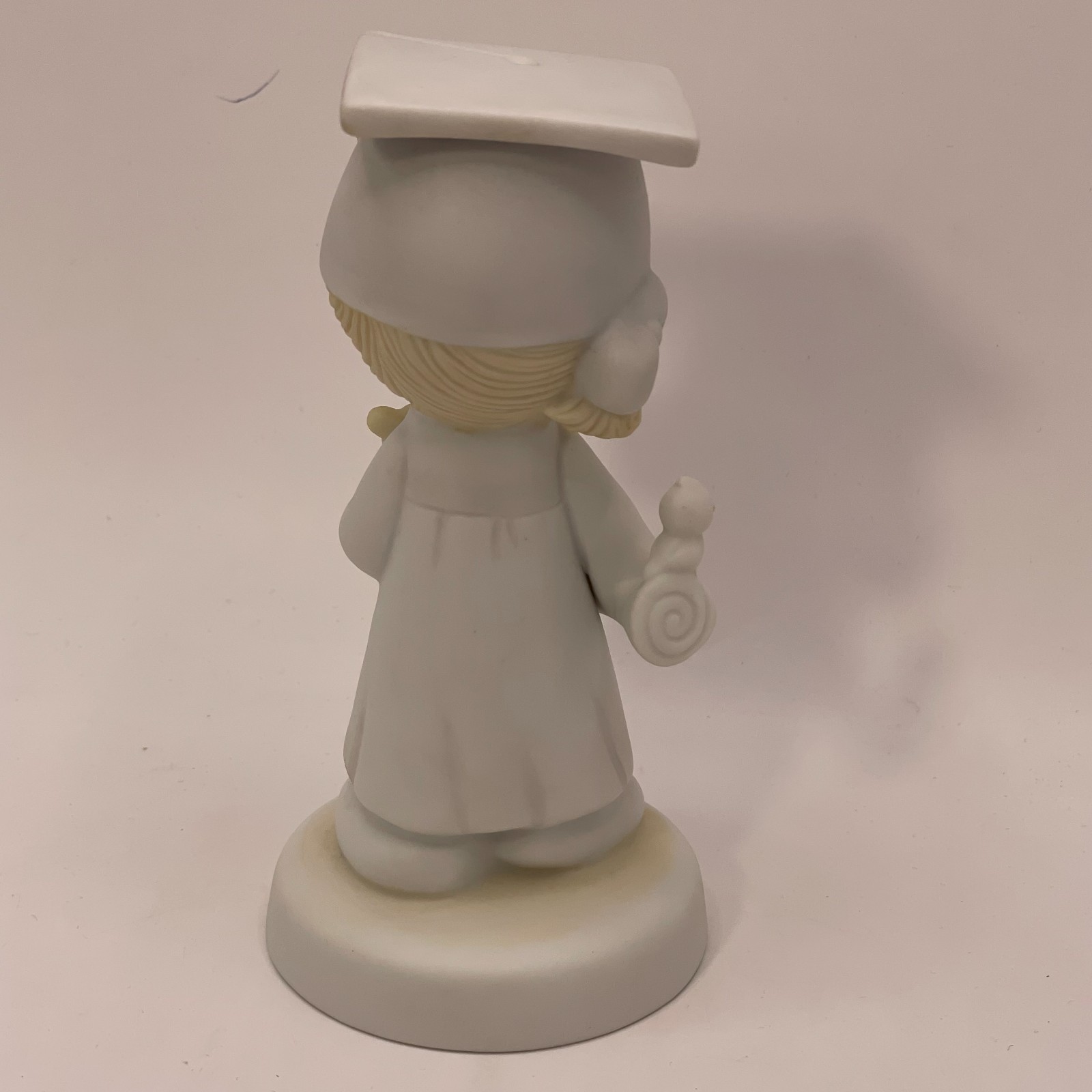VTG Precious Moments Girl Graduate Figurine 1980 Jonathan&David The Lord Bless