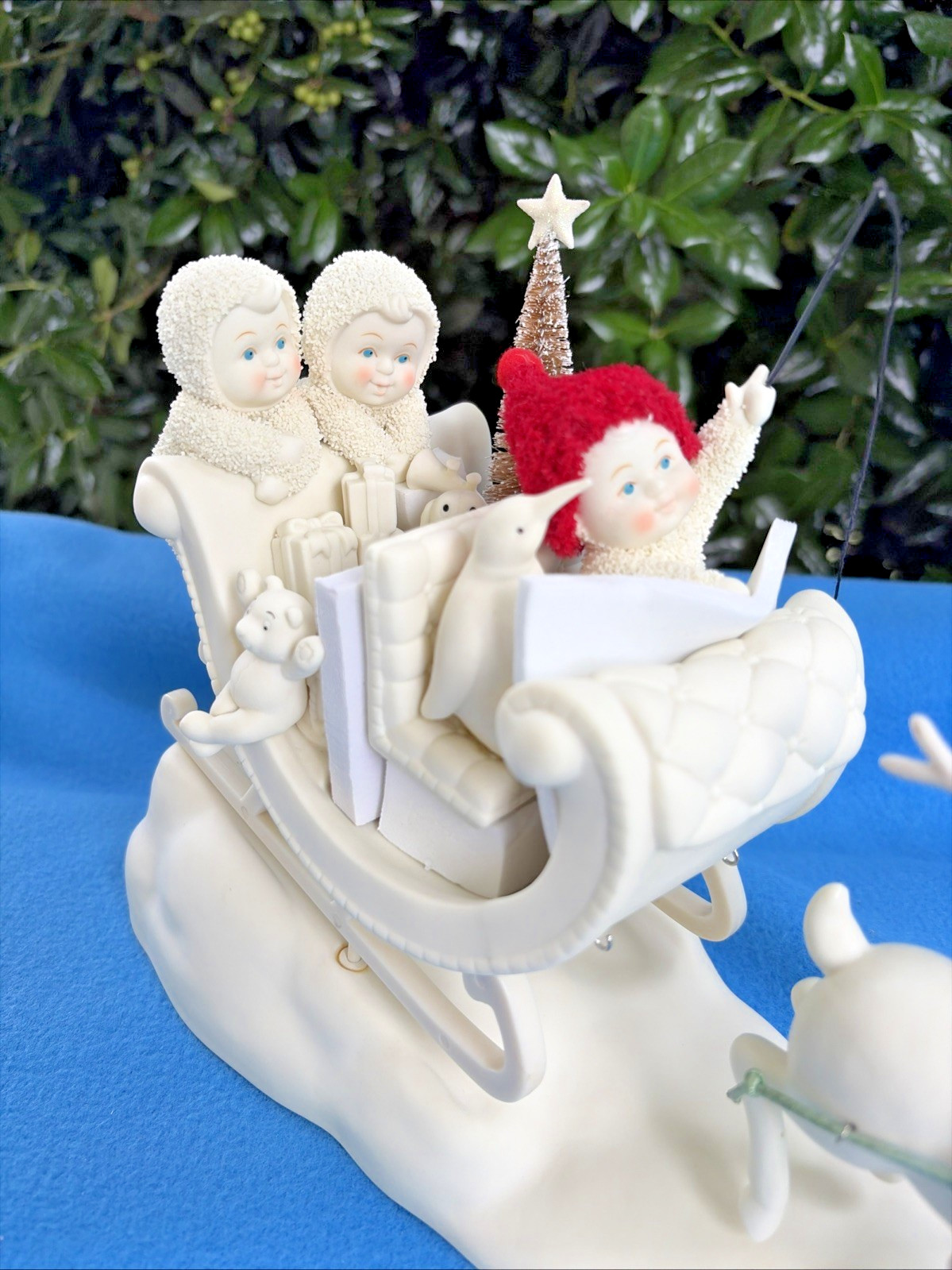 NIB Vintage Dept 56 Snowbabies – Up, Up, And Away #796016