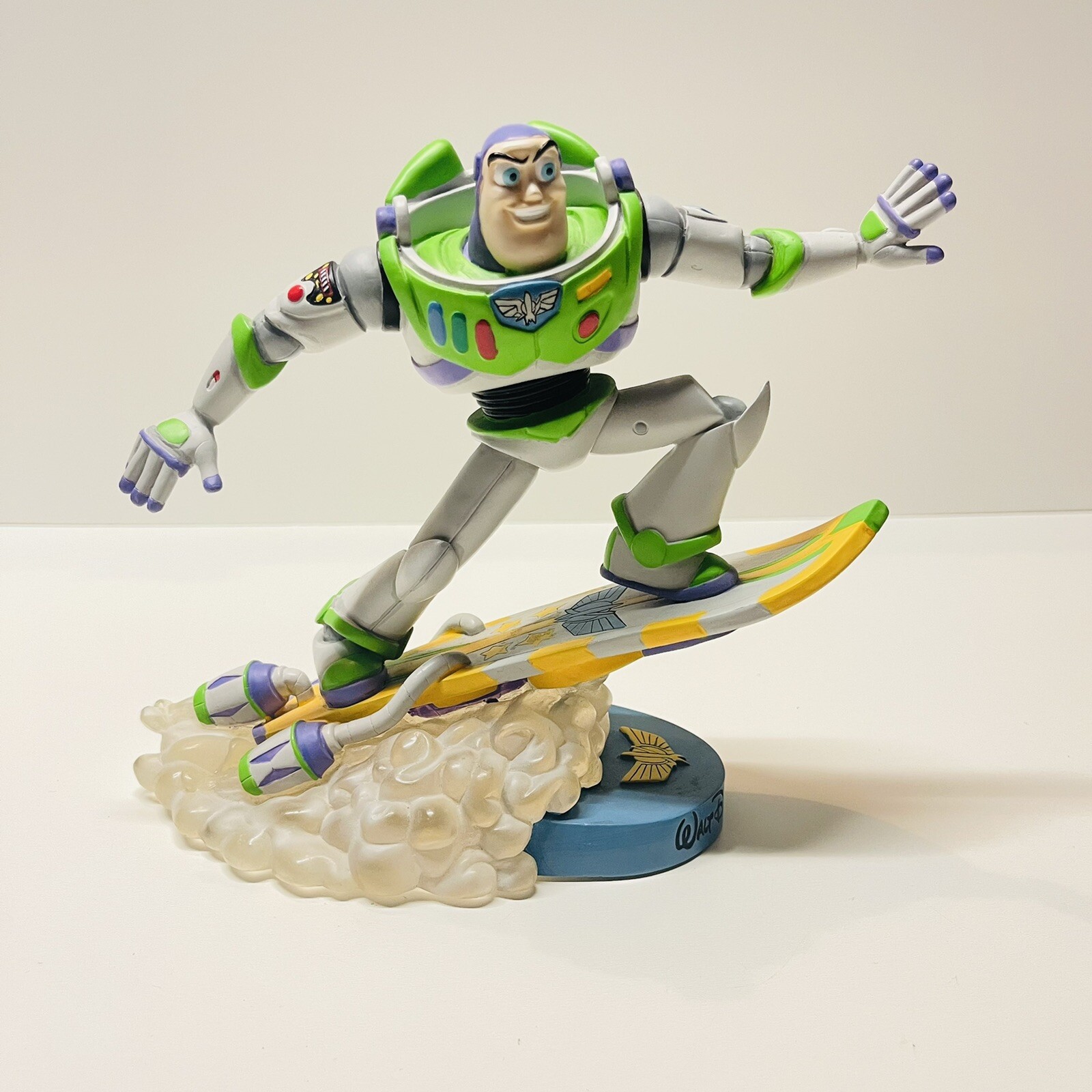 Walt Disney WorldBuzz Lightyear Surfing Bobblehead Statue Figurine Space Ranger