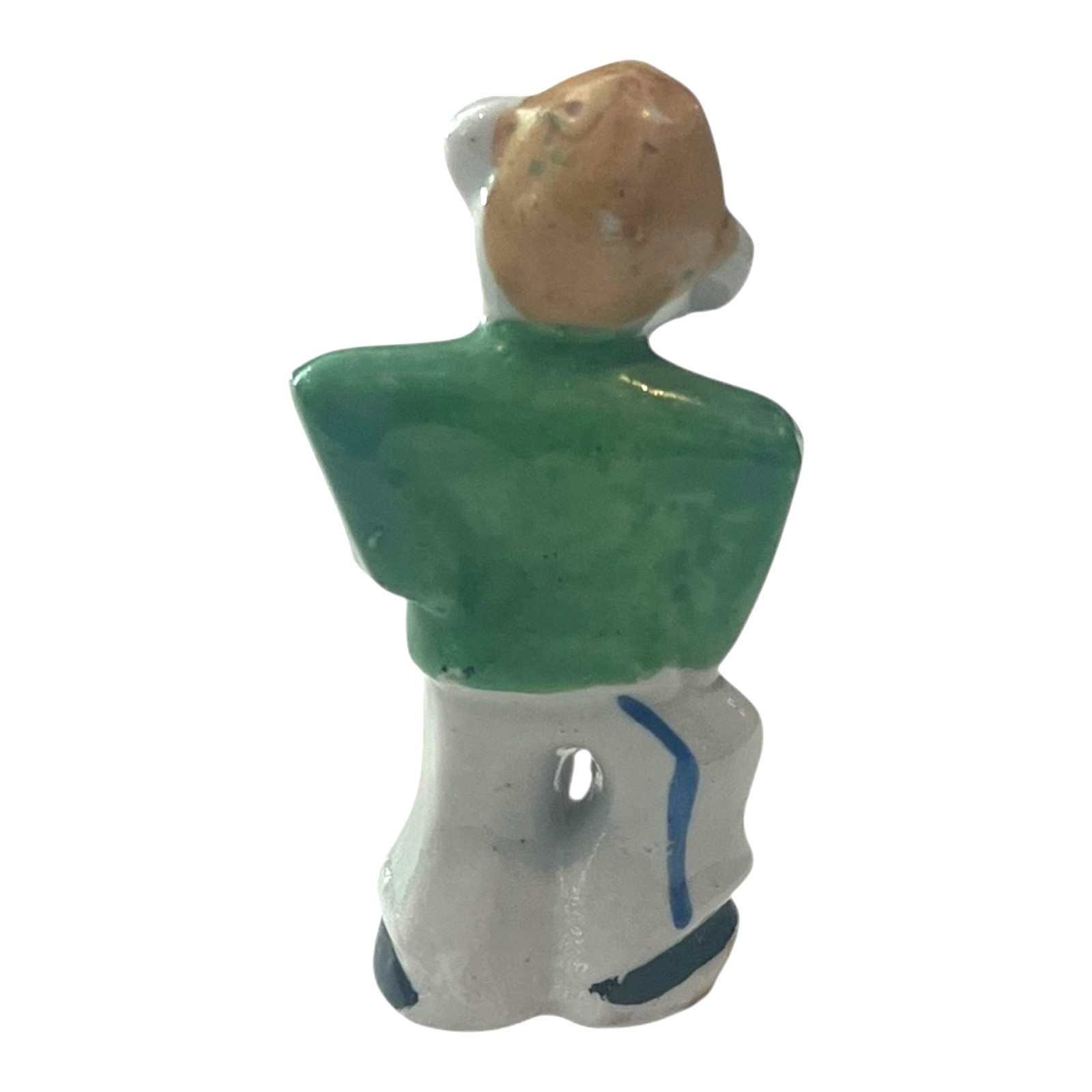 Vintage Made in Occupied Japan Ceramic Accordion Player Musician Figurine 1940s