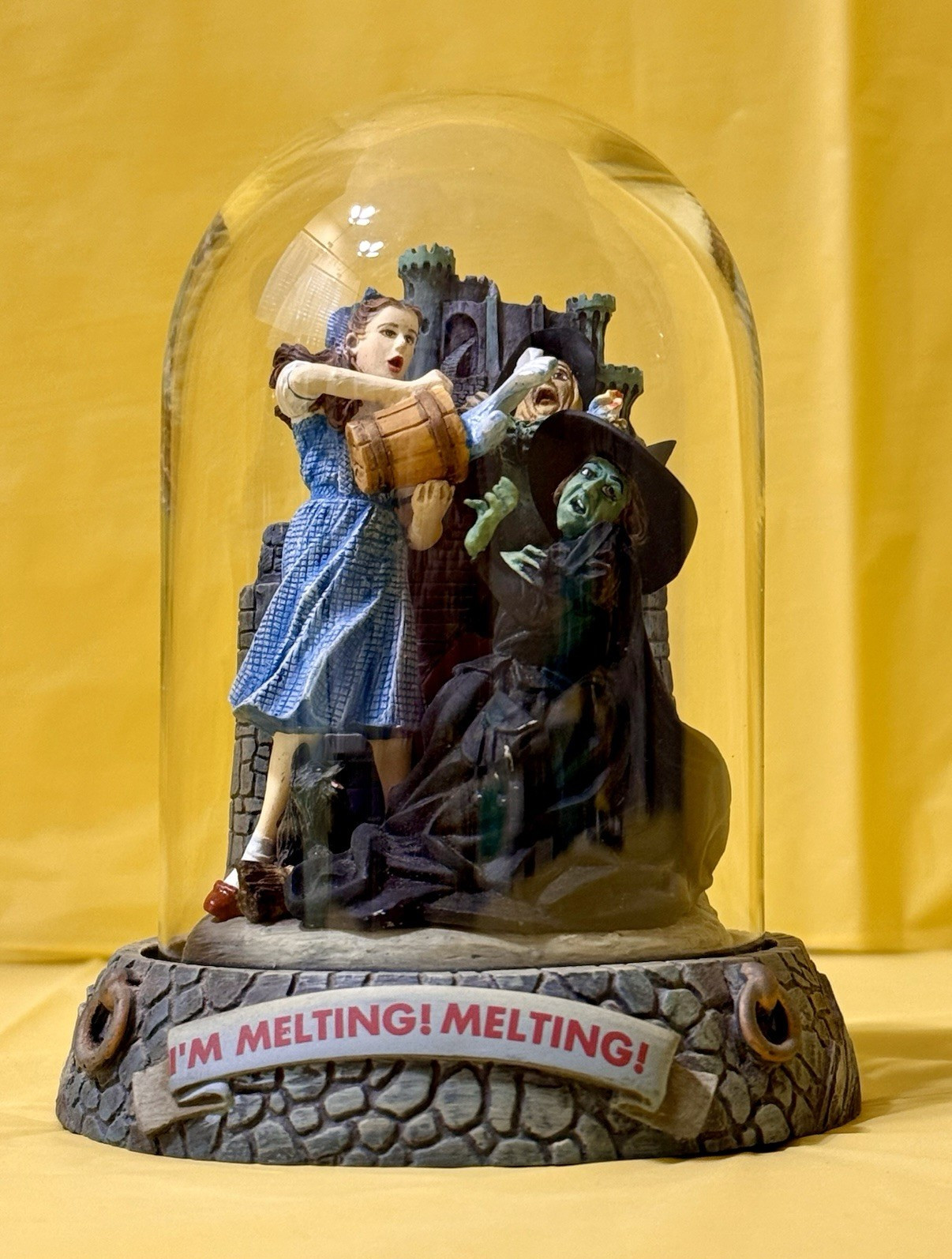 Franklin Mint Wizard of Oz “I’m Melting! Melting!” Porcelain LE Figurine 1997