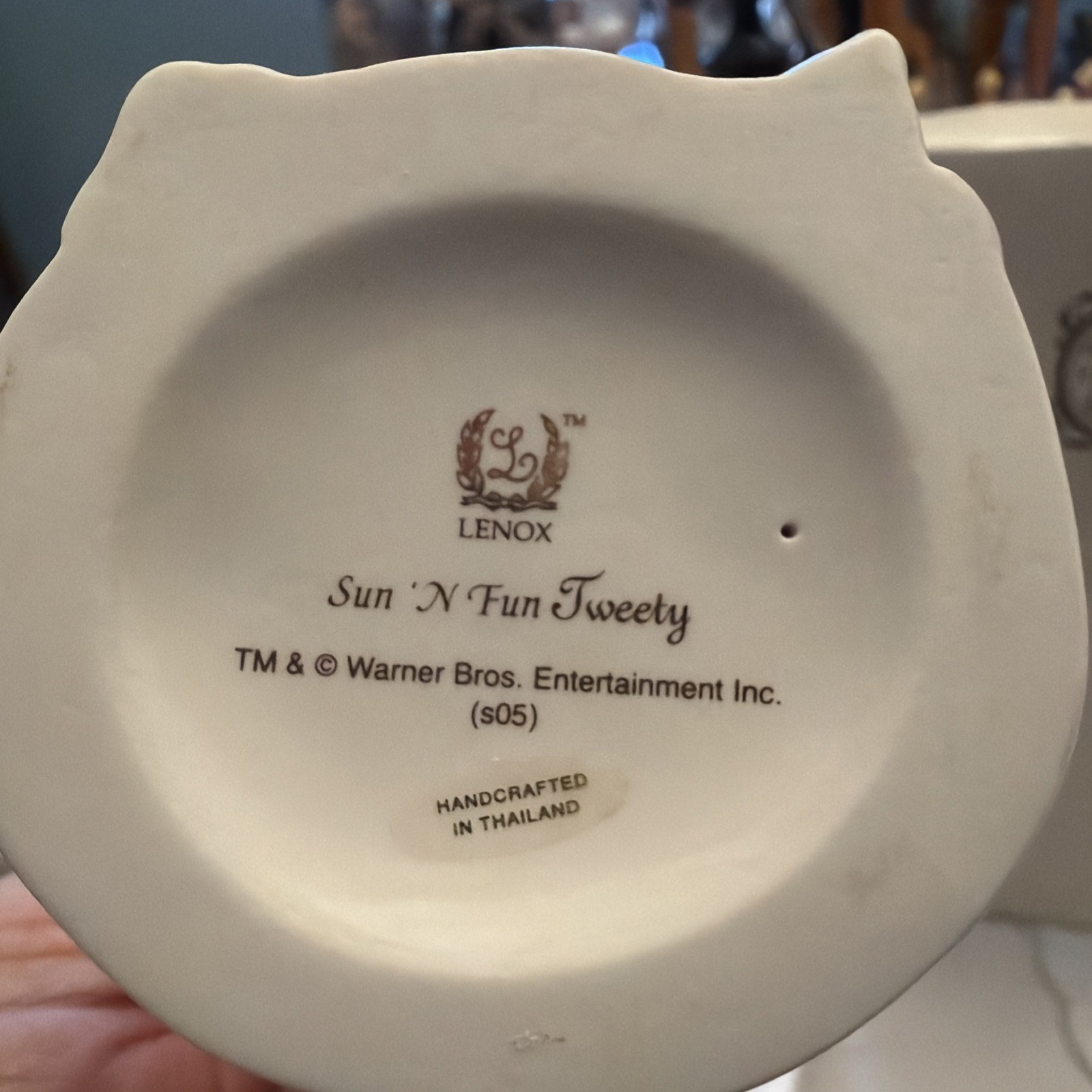 Lenox Tweety Bird Warner Bros SUN N FUN TWEETY Fine China 5” Figurine NIB+COA