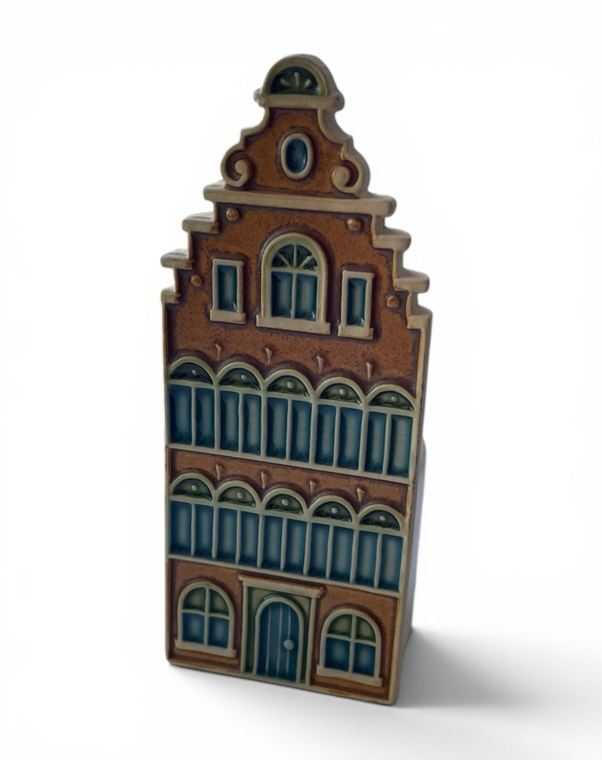 Vintage Belgian Ceramic Wall Pocket House Vase Vangerbergen Mouscron