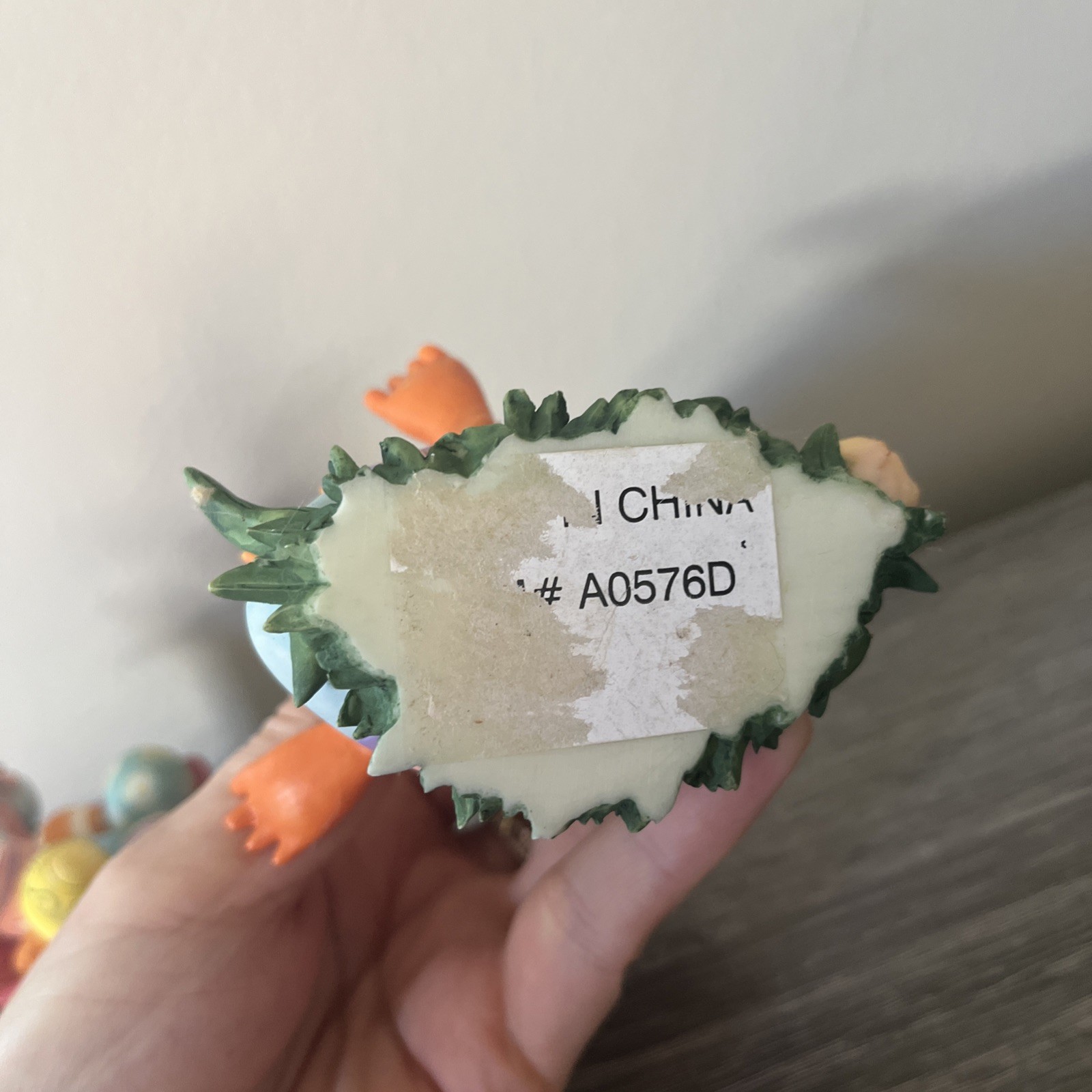 2 pc Charming easter unique very rare Duckling decor 4 1/2 inch