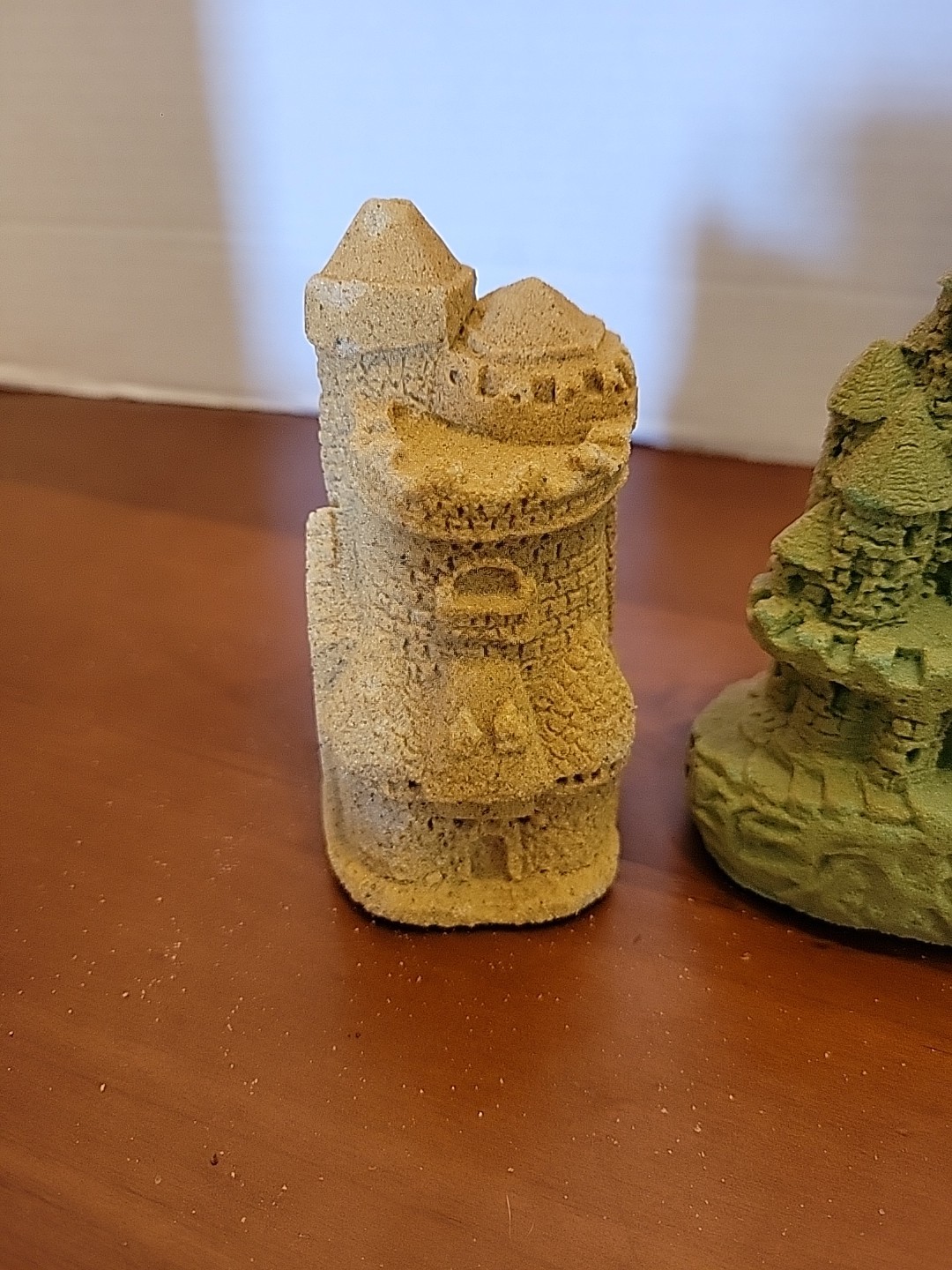 Set Of 2, 1984 MQH Mr. Sandman Sandcastle Sculpture 4″, Nipigon Studios Canada