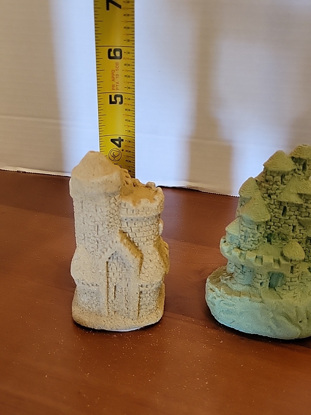 Set Of 2, 1984 MQH Mr. Sandman Sandcastle Sculpture 4″, Nipigon Studios Canada