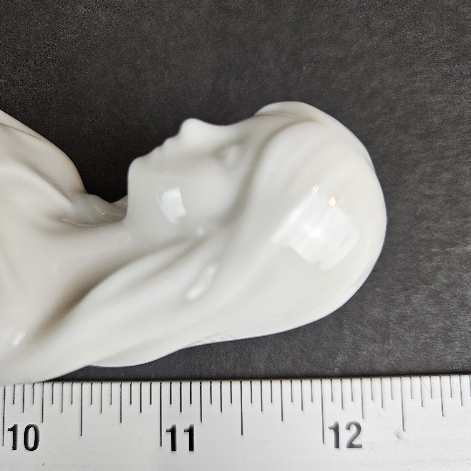 Mother and Daughter Sculpture Figurine White Soft Glaze Porcelain 12.5 inch