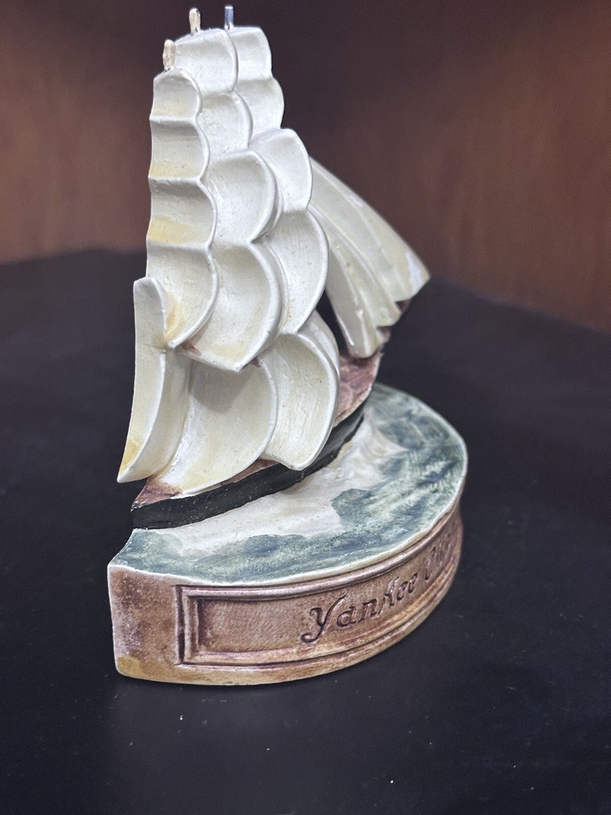 Sebastian Miniature Signed Yankee Clipper Ship P W Baston Copr 1954