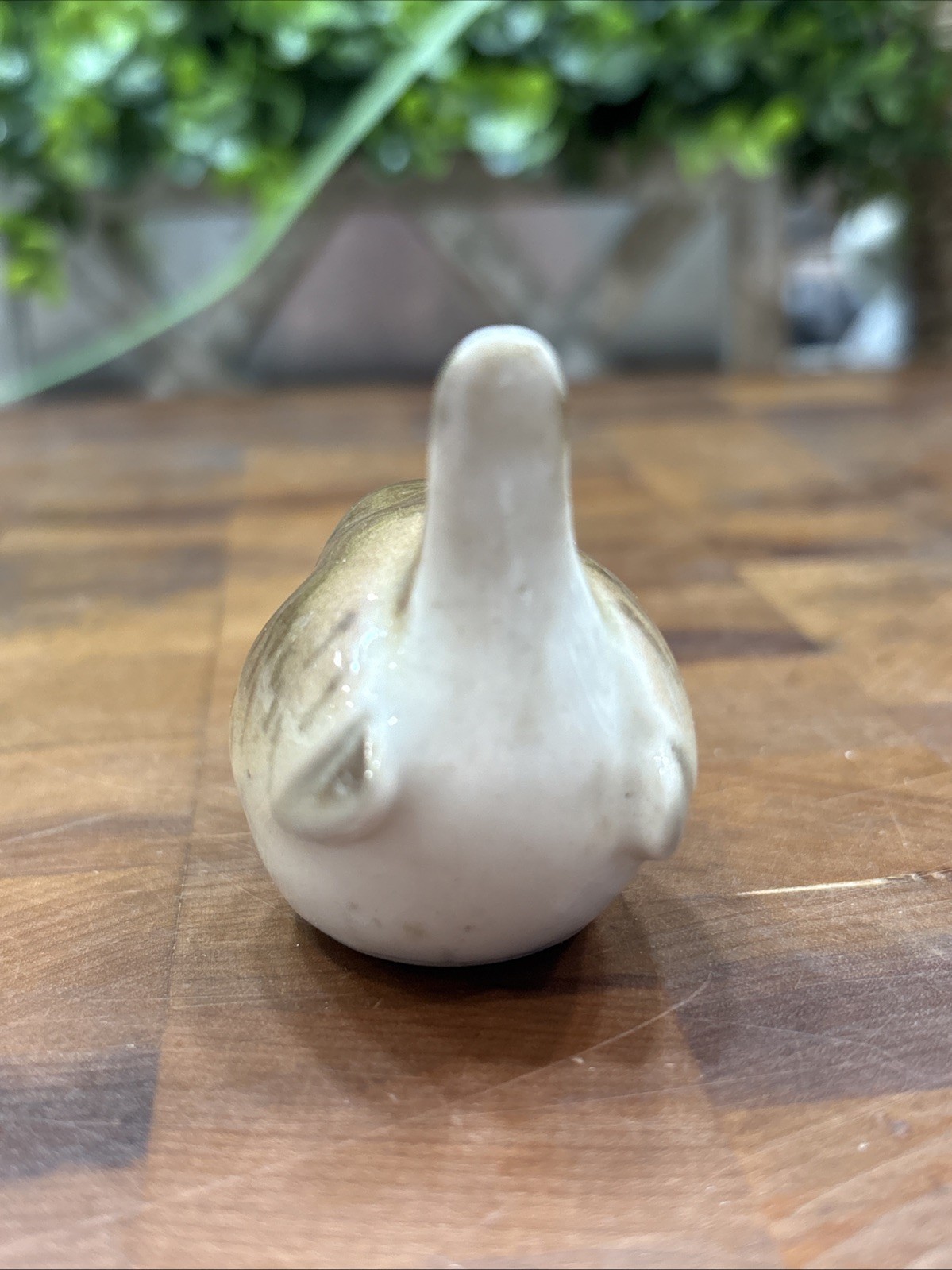 VTG Lomonosov Porcelain Russian Sitting Wren Bird Small Figurine Made In USSR