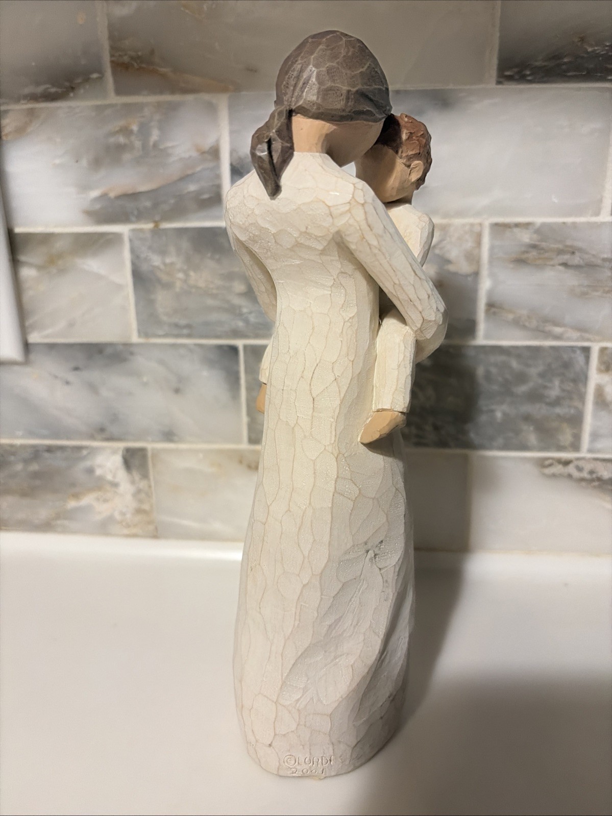 Willow Tree Demdaco Tenderness Figurine 8.5″ Susan Lordi 2001 Mother Child