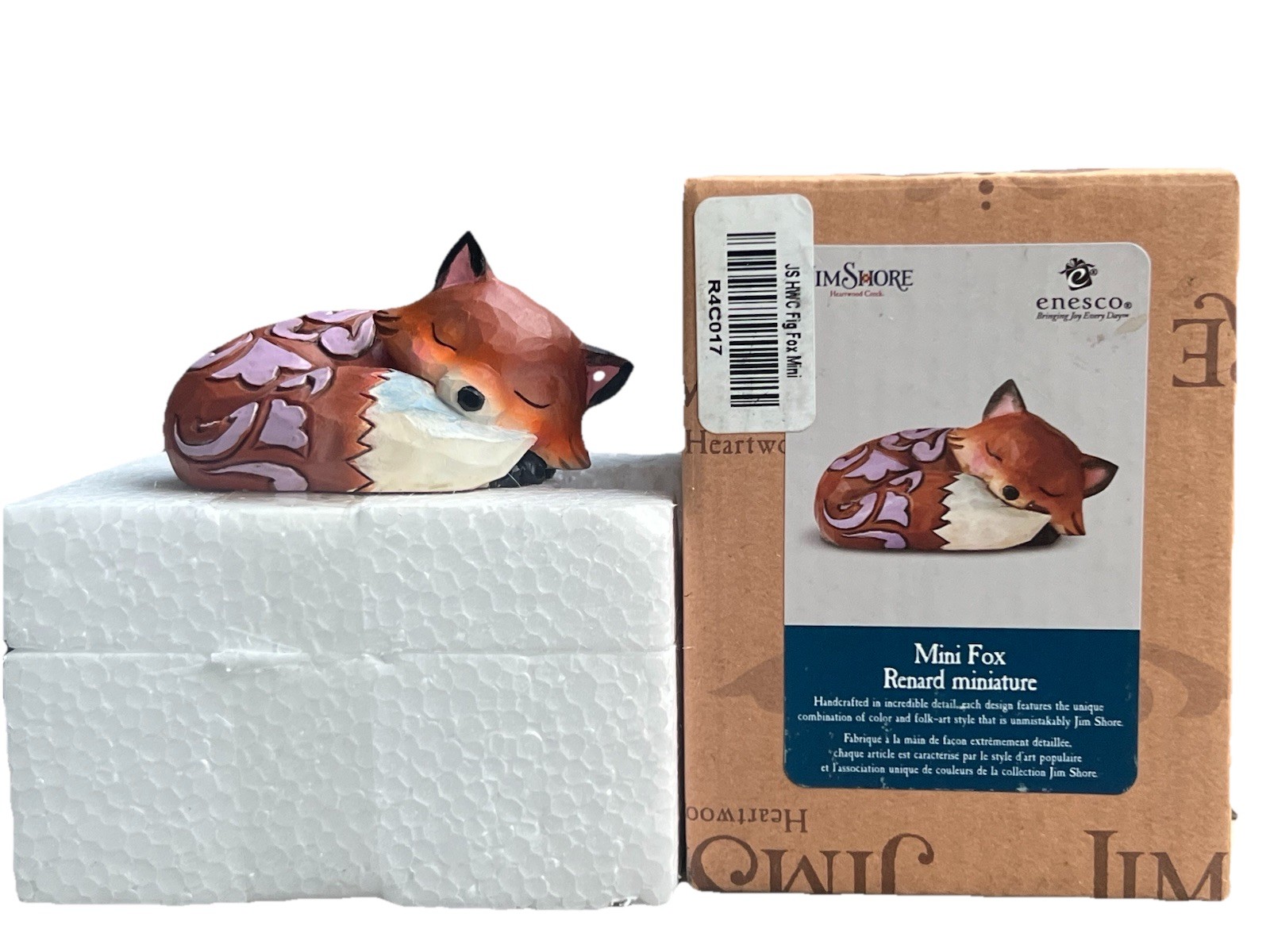 BRAND NEW JIM SHORE MINI FOX RENARD MINIATURE 4055058