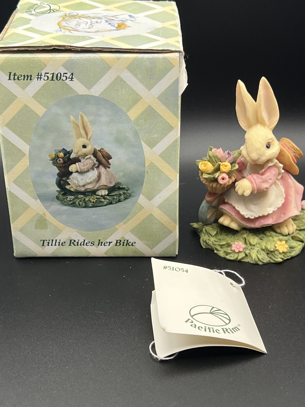 BUNNY TOES by Pacific Rim TILLIE Rides Her Bike 1994 #51054 Original Box & Tag
