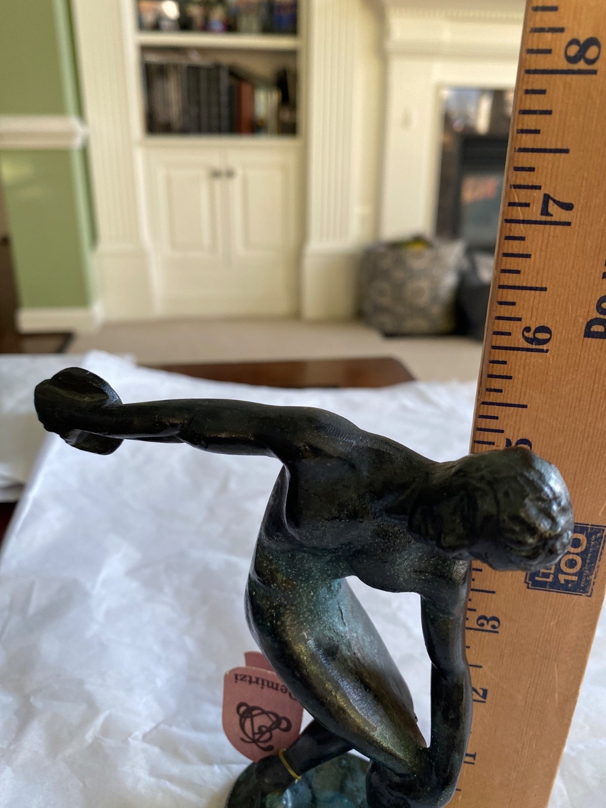 Discobolus of Myron small bronze statue – Discus Thrower Athlete – Olympic Games