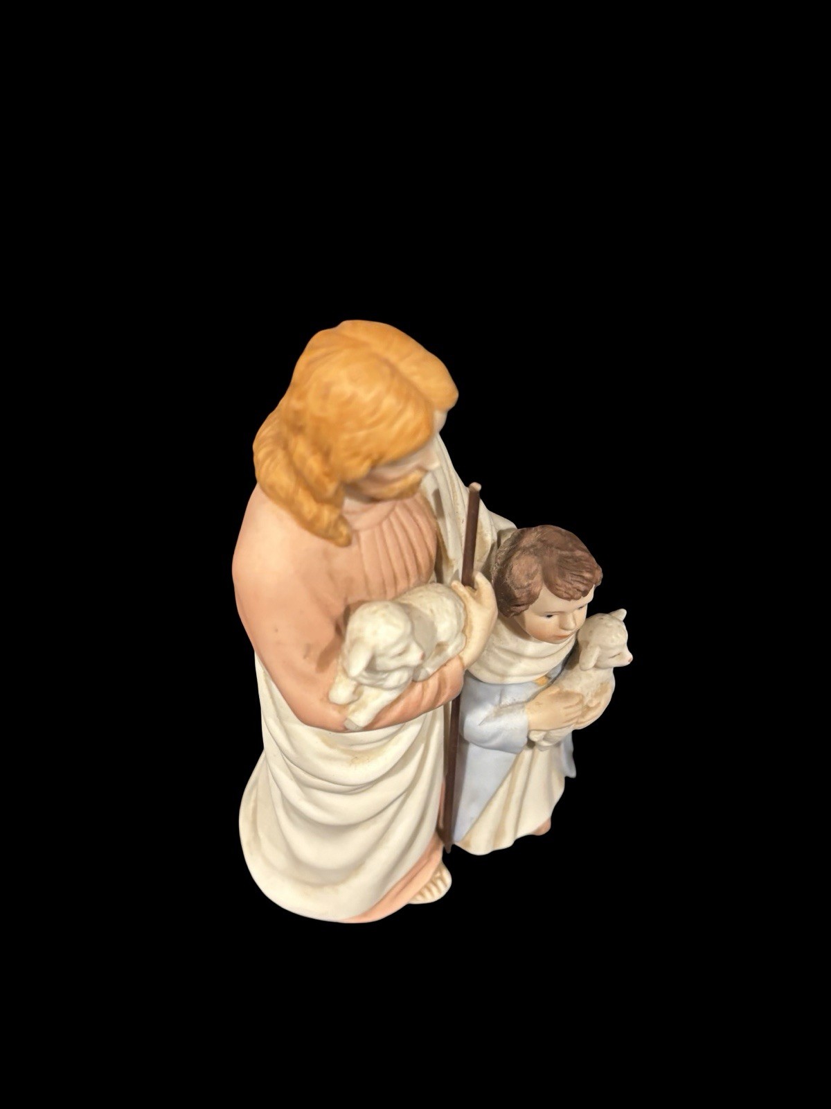 VTG 1993 HOMCO HOME INTERIOR JESUS THE GOOD SHEPHERD 1469 GREATEST STORY FIGURE