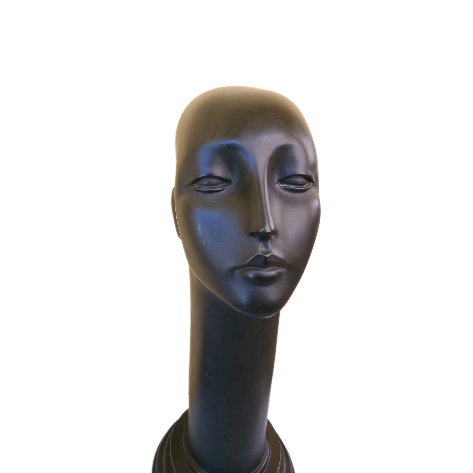 1980s Postmodern Large Chalkware Sculpture by Anne-Jo 21″ Tall