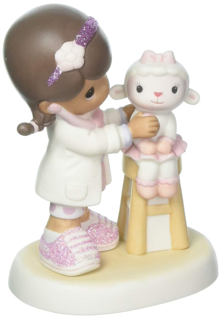 Precious Moments Disney Doc McStuffin With Lamb Figurine