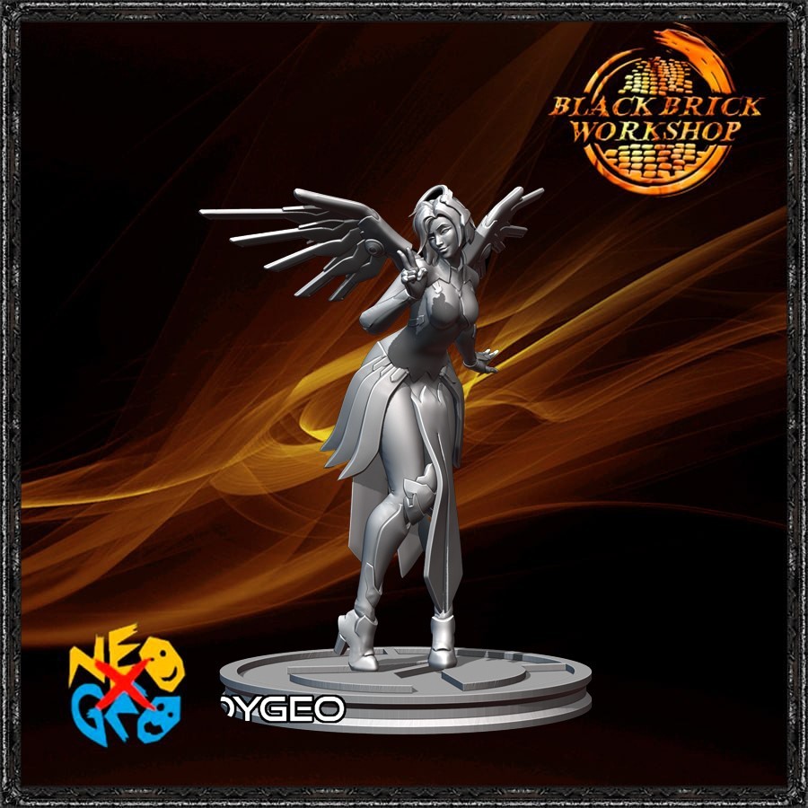 MERCY – OVERWATCH – 1/24 (75 mm Scale) Neoygeo UNPAINTED