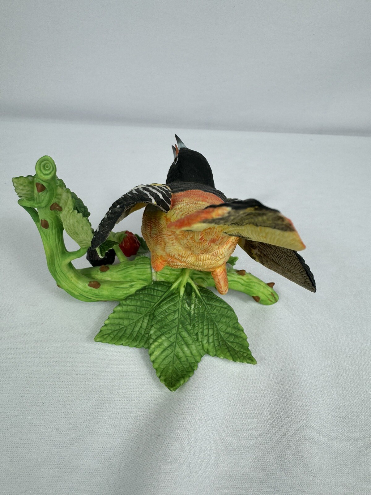 Lenox BALTIMORE ORIOLE Garden Birds Collection 1990 Handcrafted Fine Porcelain