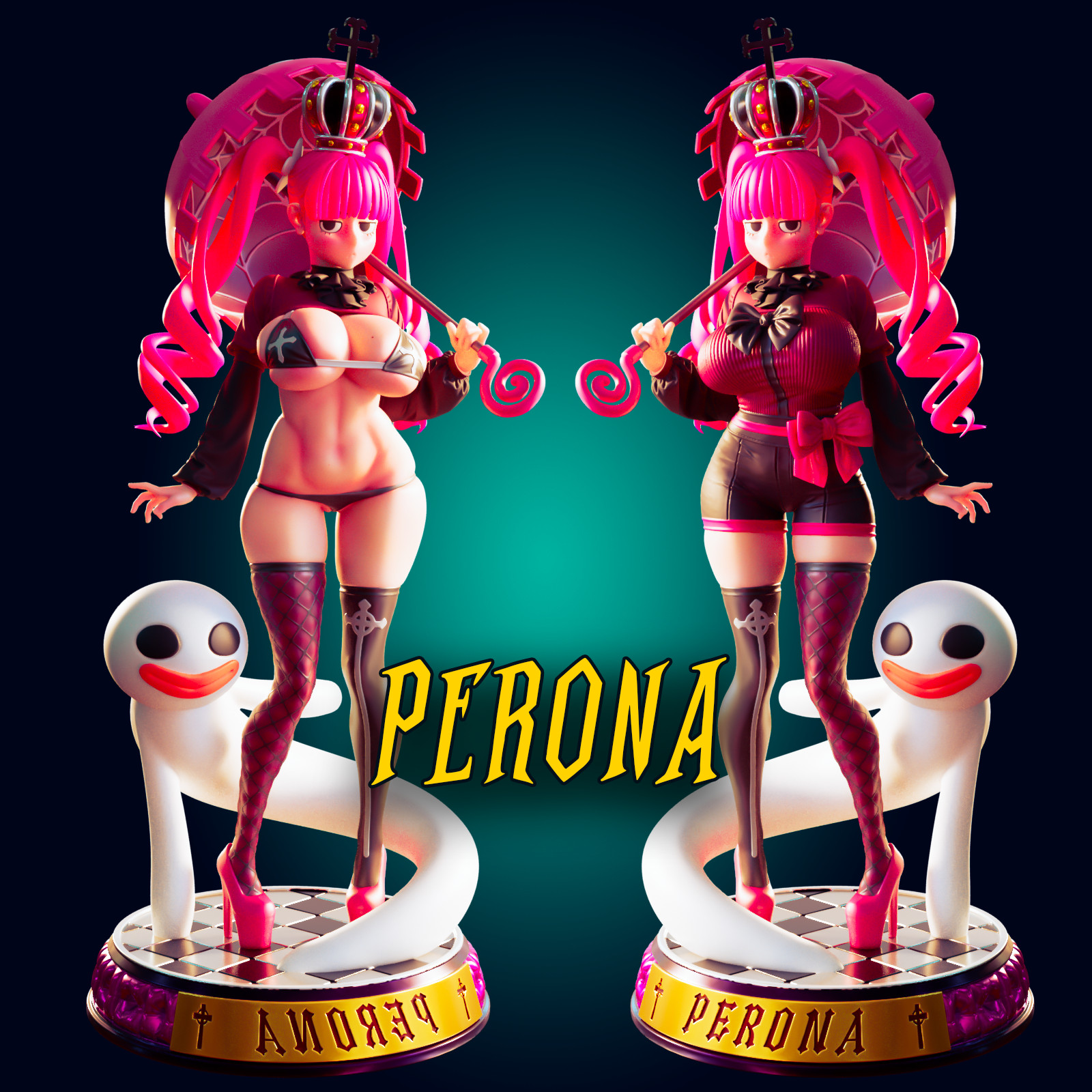 Officer Rhu – Perona SFW/NSFW Resin 1:4-1:24 Unpainted Model Kit