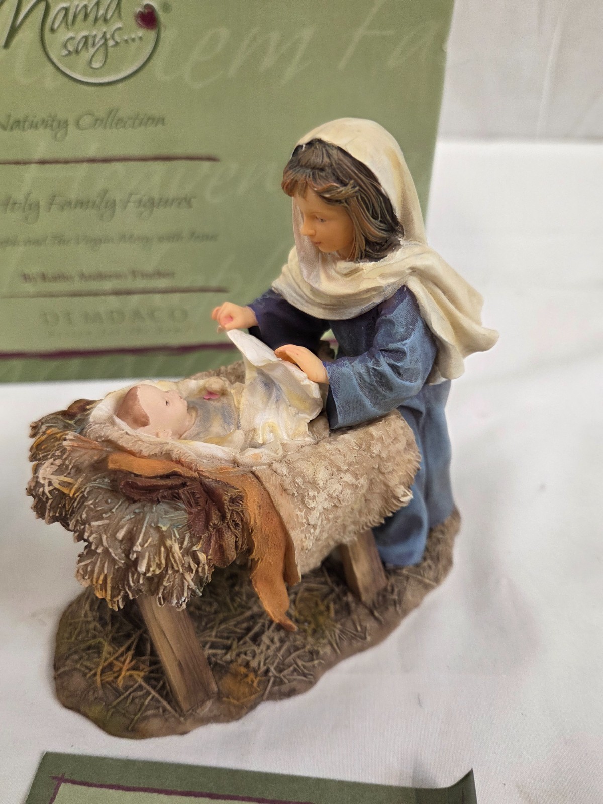 Mama Says Demdaco Kathy Fincher 2007 Nativity~ Holy Family Figurines ~ 55047