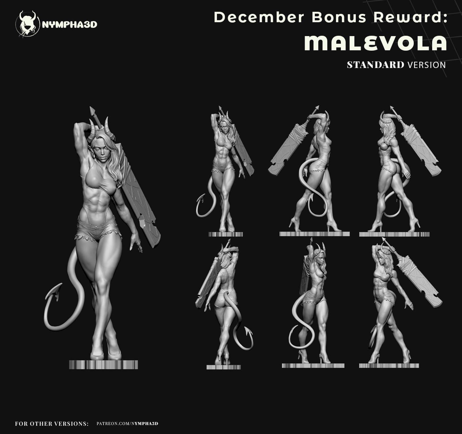 Malevola (Dispatch) | Original Character | UNPAINTED | 1/6 Scale Resin Kit