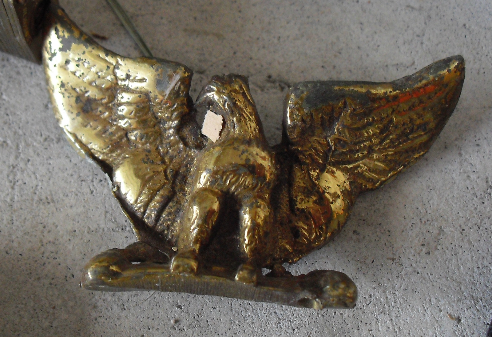 ODD Vintage Brass American Eagle Figurine 1 3/4″ Tall