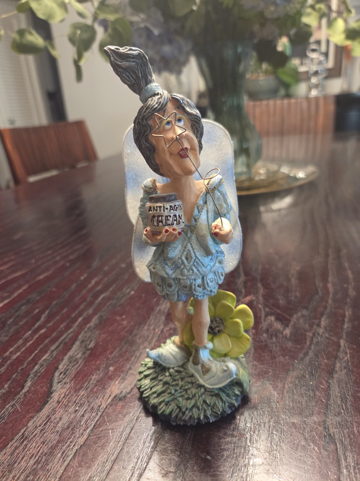 Russ Old Blue Fairy Anti-Aging Cream 7.5″ Figurine