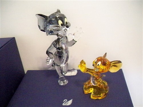 SWAROVSKI TOM & JERRY 5515335 & 5515336 ICONIC CARTOON CHARACTERS