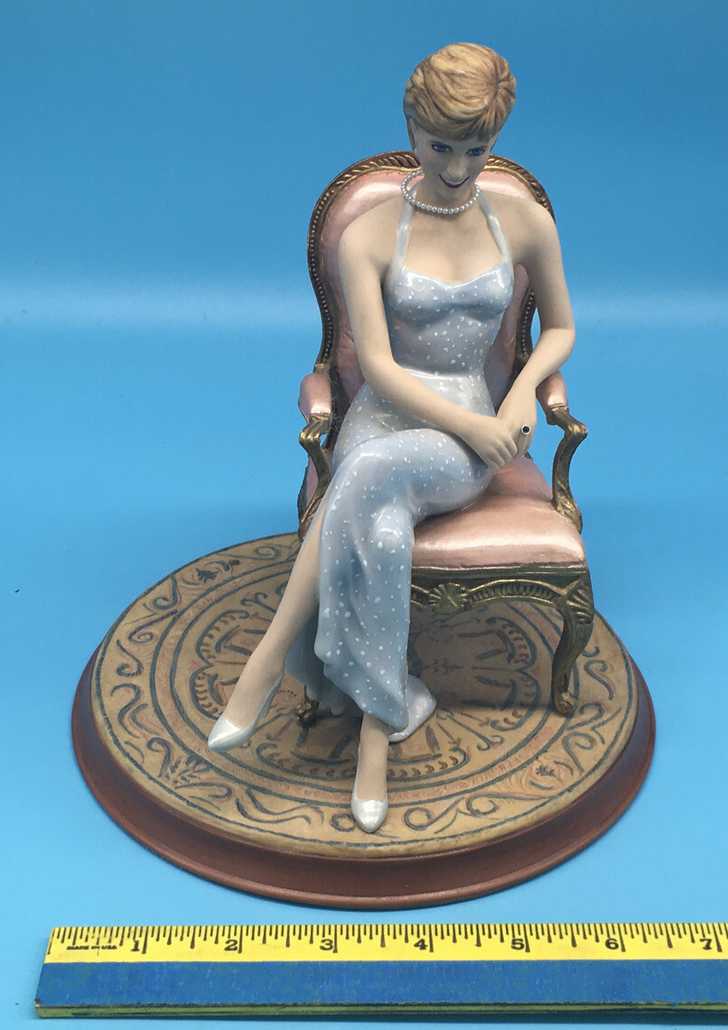FRANKLIN MINT “FOREVER DIANA” PORCELAIN FIGURINE BY EMILY KAUFMAN