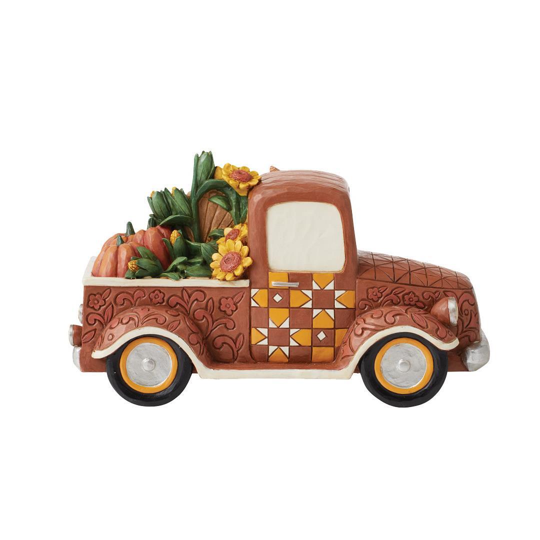 Jim Shore Heartwood Creek Harvest Pickup Truck Figurine 6012760