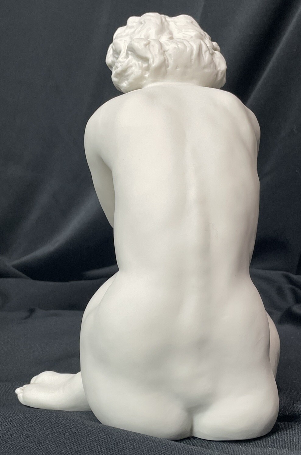 HUTSCHENREUTHER Porcelain Bisque Nude Seated Woman by CARL WERNER Germany Mint!