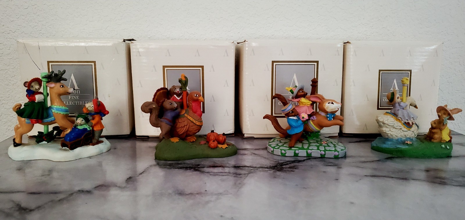 Avon Carousel Wonderland Miniatures (4 Figures)