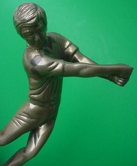 Brass Golfer Removable Club Statue Starting Lineup Arnold Palmer w/card