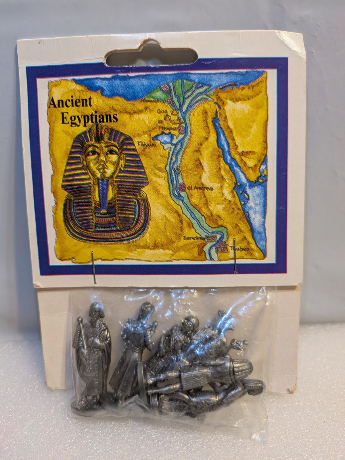Ancient Egyptians-Winter Reproductions UK Set Of 6 Metal Figures NEW SEALED