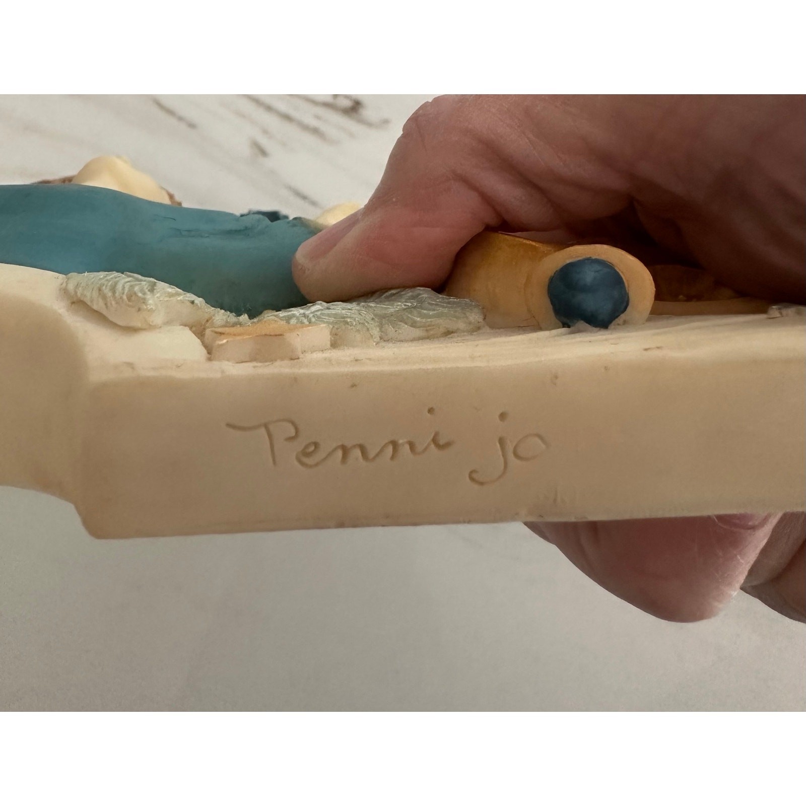 VTG 1998 Penni Jo UDC Angel Wall Plaque 11″ Wall Art Stars Wings Fantasy Decor