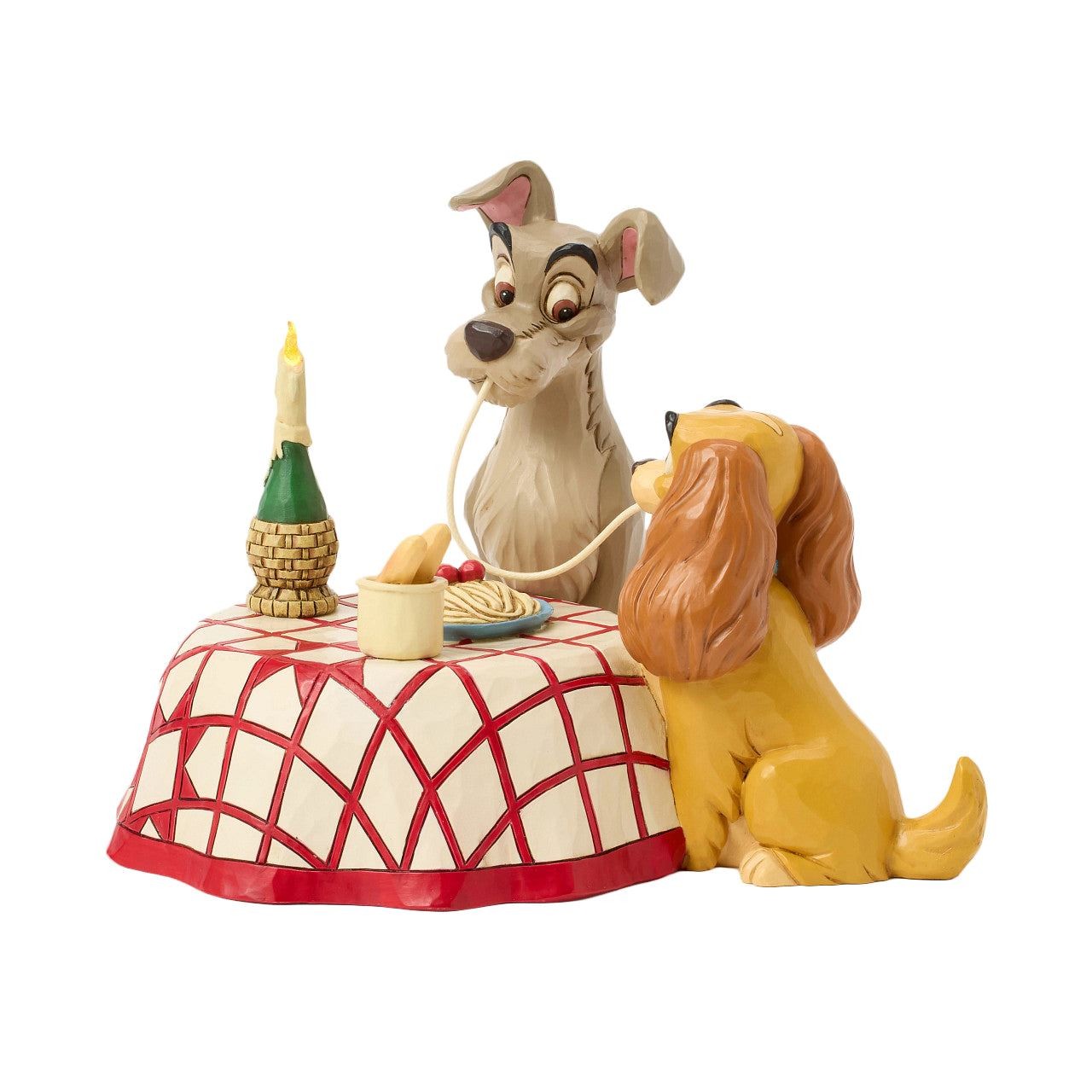 Jim Shore Disney Traditions Lady & The Tramp Spaghetti Scene Figurine 6016899