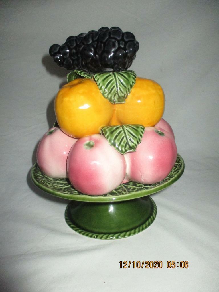 Jay Willfred Andrea by Sadek Ceramic Fruit Topiary Centerpiece Made in Portugal