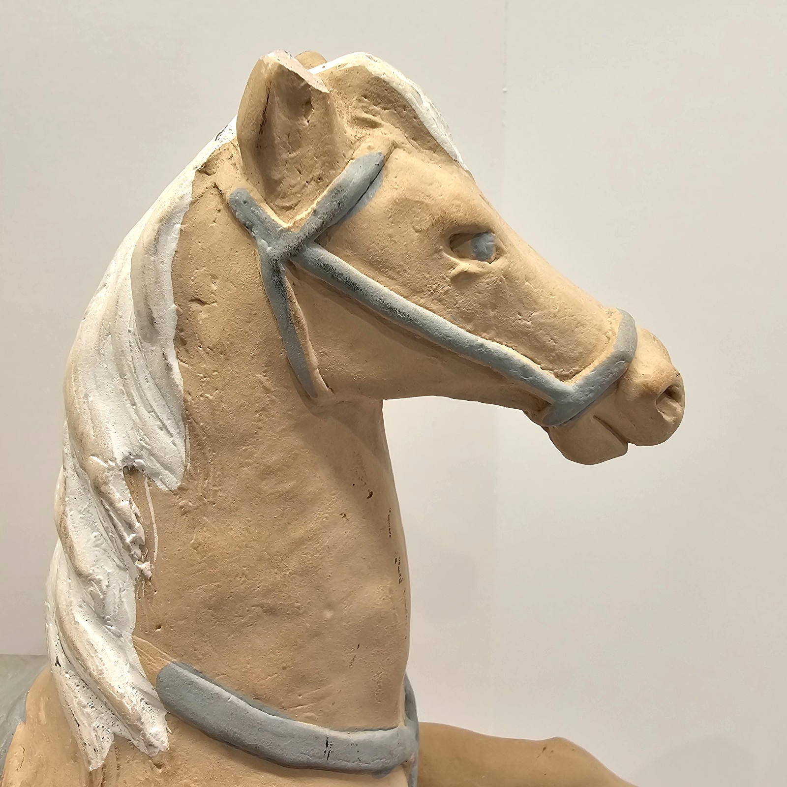 Ethan Allen 1982 Rocking Horse Ceramic Figurine.