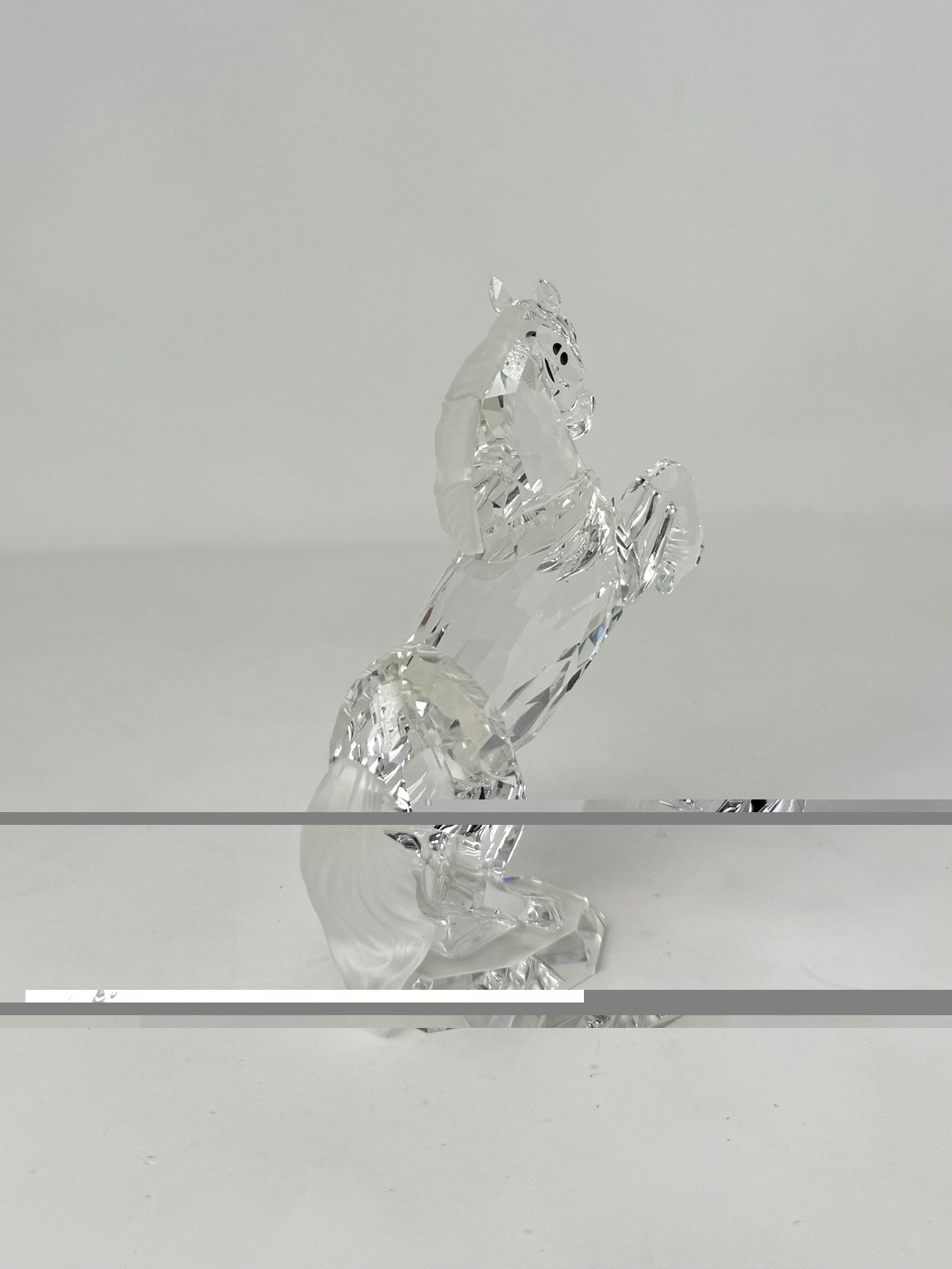 Swarovski Silver Crystal “White Stallion” Figurine W/Org. Box (B-871)