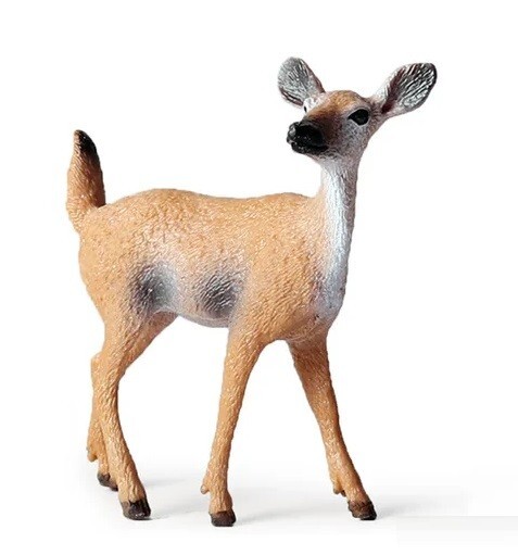 Mother White-tailed Deer Animal Toy PVC Action Figure Doll Kids Toys Party Gifts