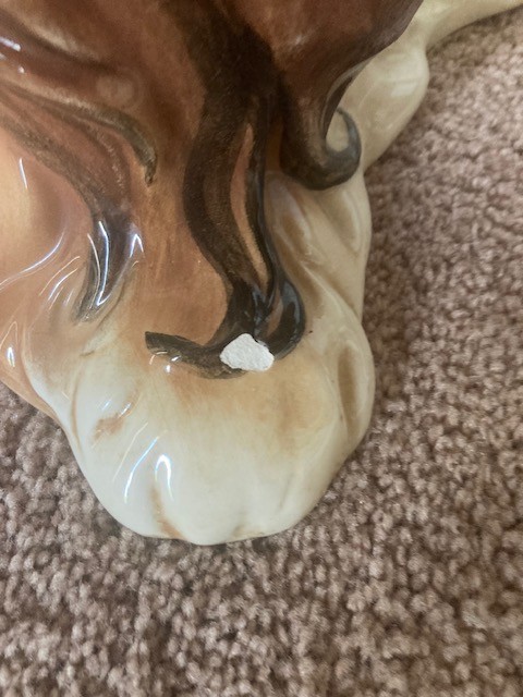 Townsends Ceramics Shih Tzu Dog Sculpture 1978 Free Shipping- See Photos
