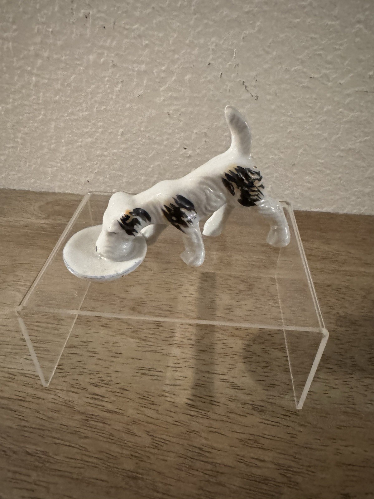 Occupied Japan Ceramic Hound Dog Lapping Dish