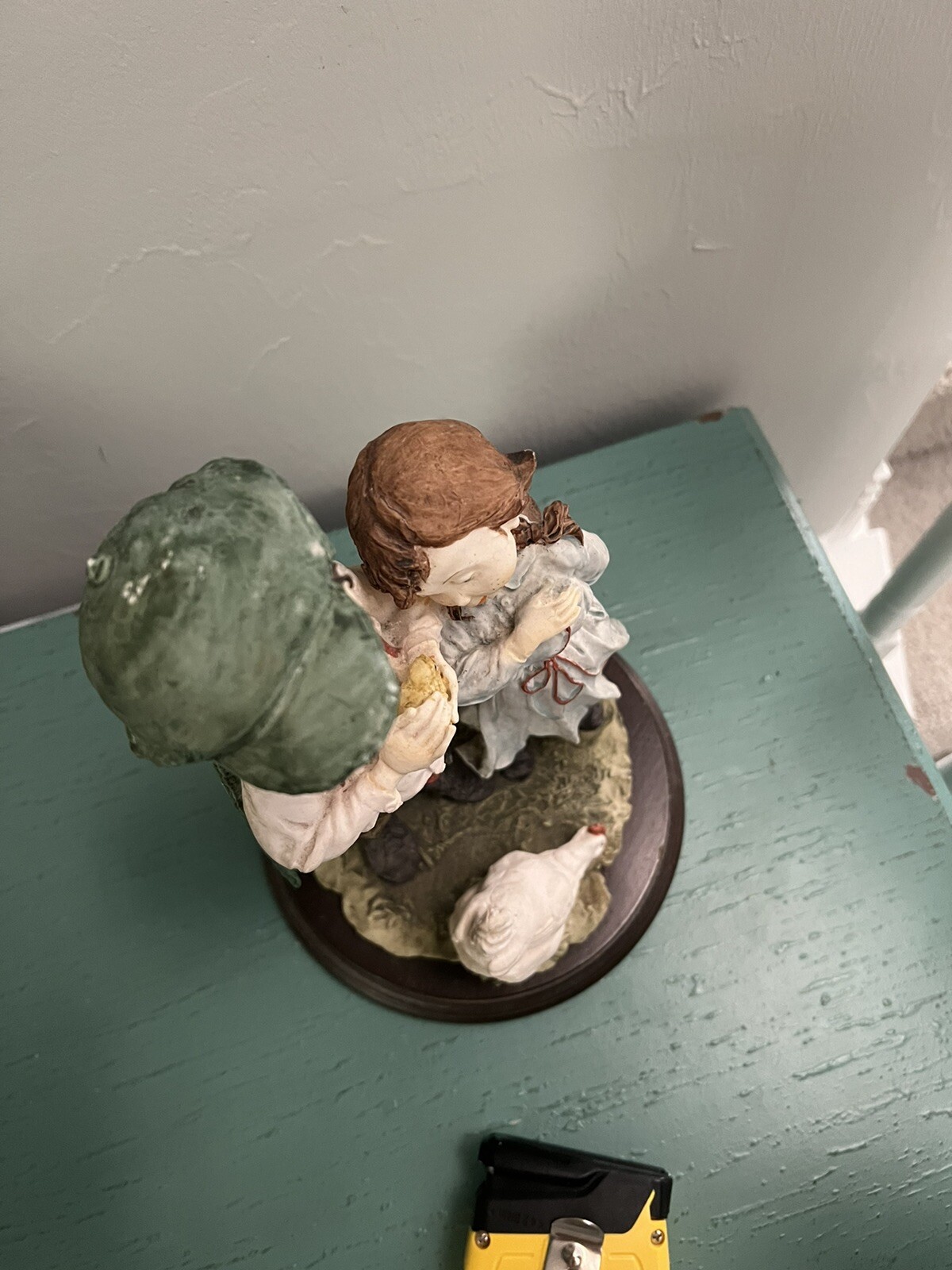 VTG Rare Gulliver’s World Capodimonte Boy Girl Chicken Figurine (G.Armani)