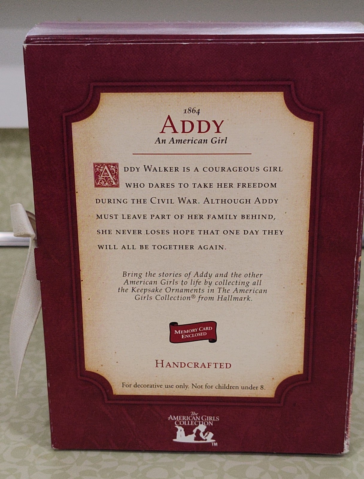 Addy an American Girl Collection Hallmark Keepsake Figurine Ornament 2003