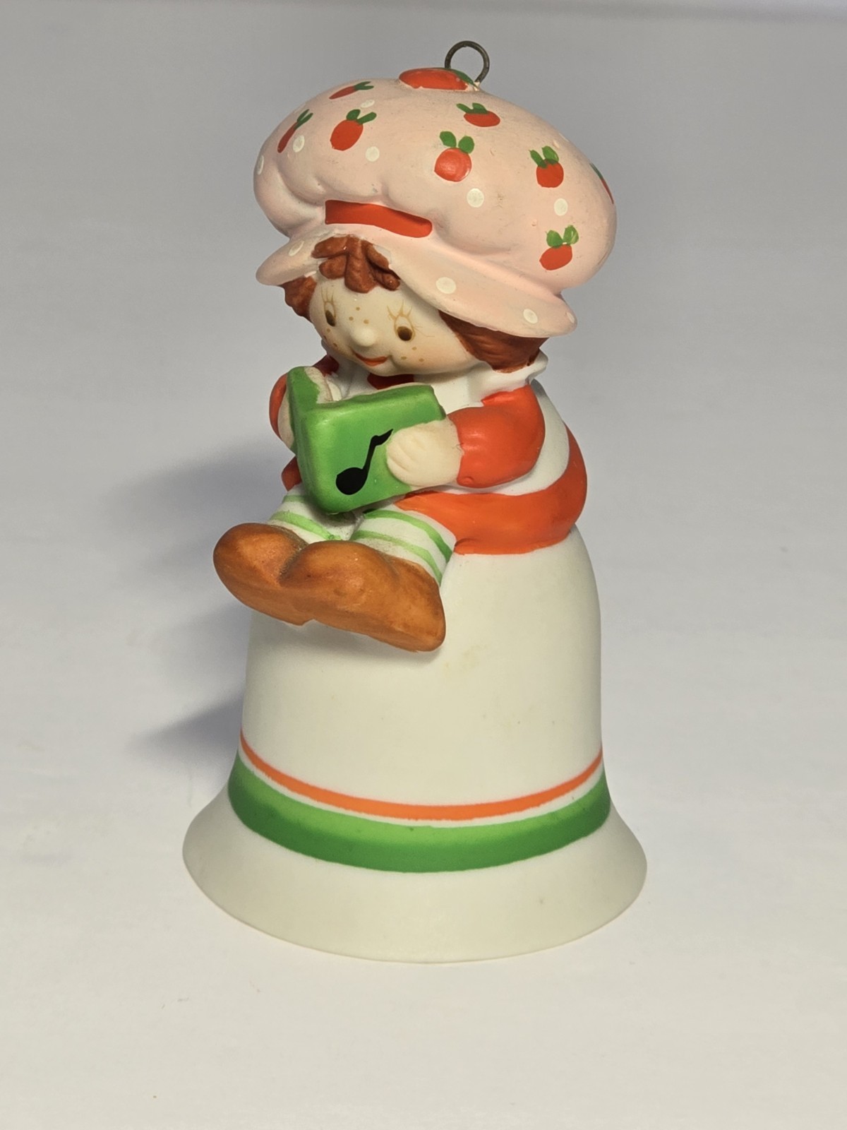 Vintage 1983 American Greetings Strawberry Shortcake Mini Bell Ornament Figurine