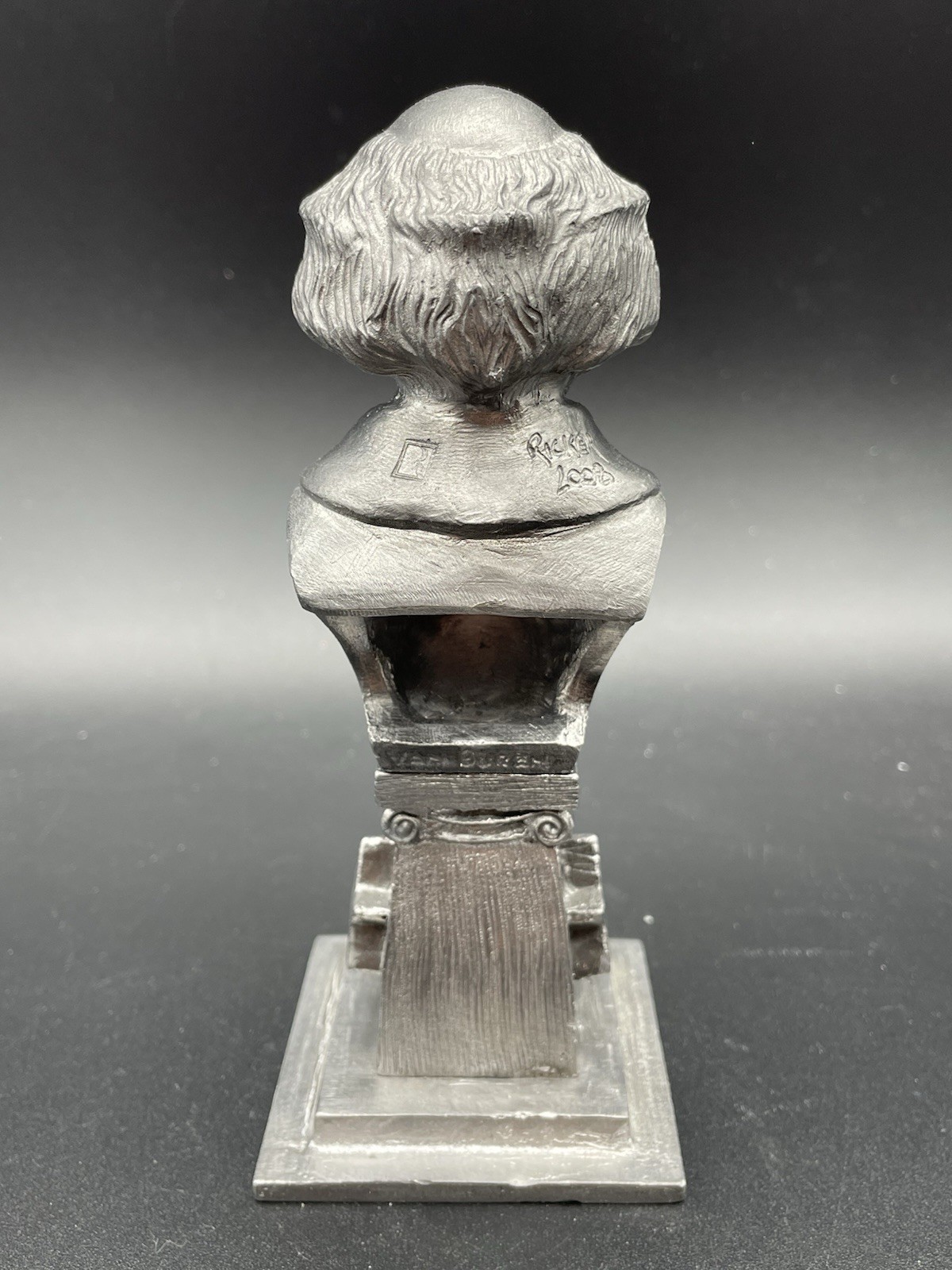 Michael Ricker Pewter President Bust Sculpture W/Coin Martin Van Buren 40/1500