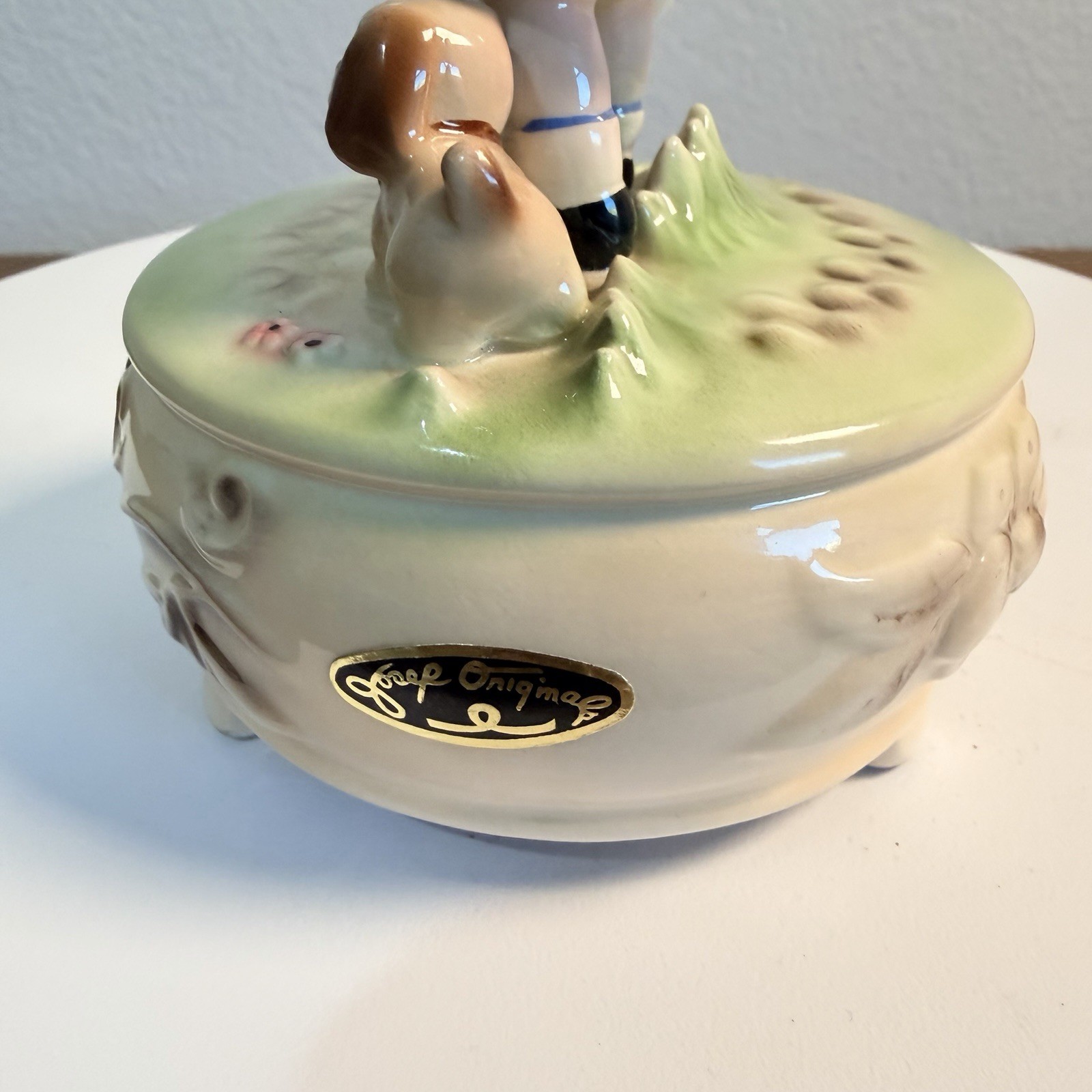 Vintage Josef Originals “SCHOOL DAYS” “Children’s Music Box” Series Rare