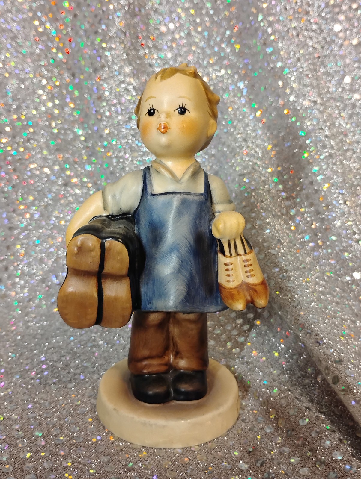 Hummel Goebel Figurine Boots 743/0 TMK5 Made in Germany 5 Inches Tall